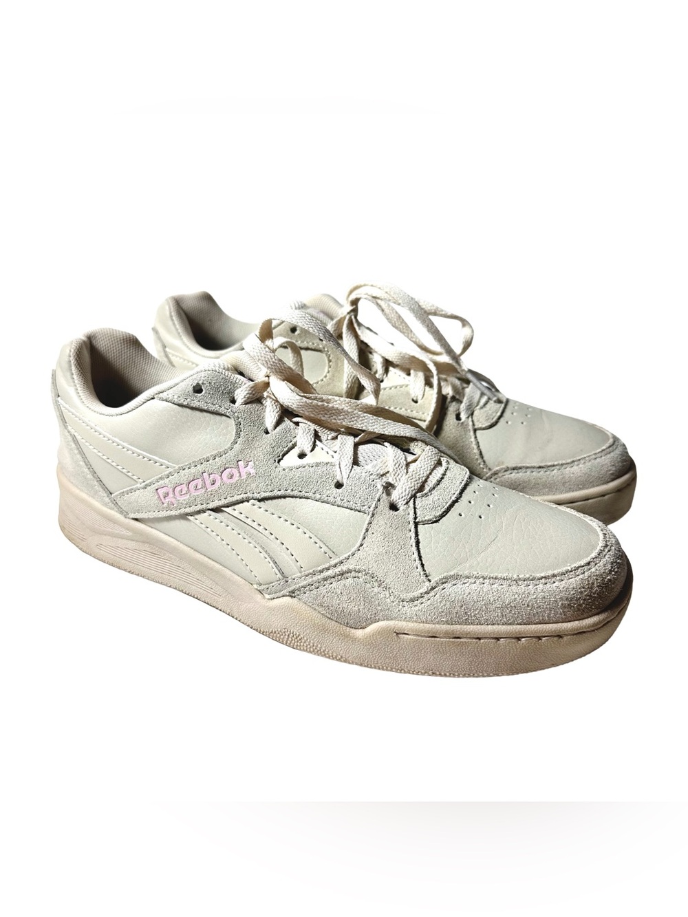 Reebok Galaxy 1 Off White Beige Pink Womens Size 9 UK 6.5 EUR 40 30154WCTQ